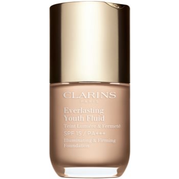 Clarins Everlasting Youth Fluid Foundation make-up pentru luminozitate SPF 15 - imagine 2